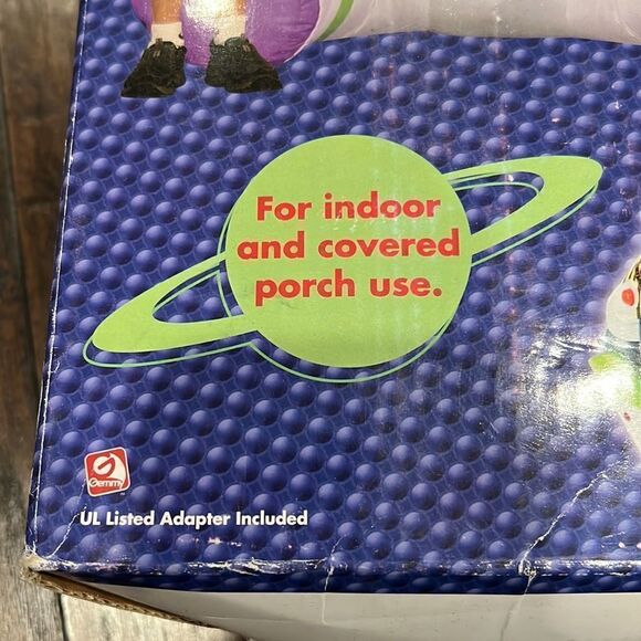 Vintage Airblown Inflatable BUZZ LIGHTYEAR 3ft Gemmy 2004 Disney Toy Story Pixar - Picture 5 of 8